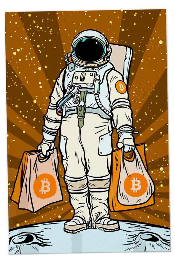 Bitcoin Illus - Men's Oversized Tee