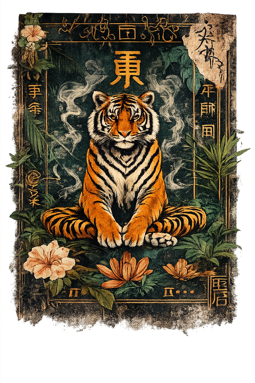 Tiger SoS Print Craft Tee