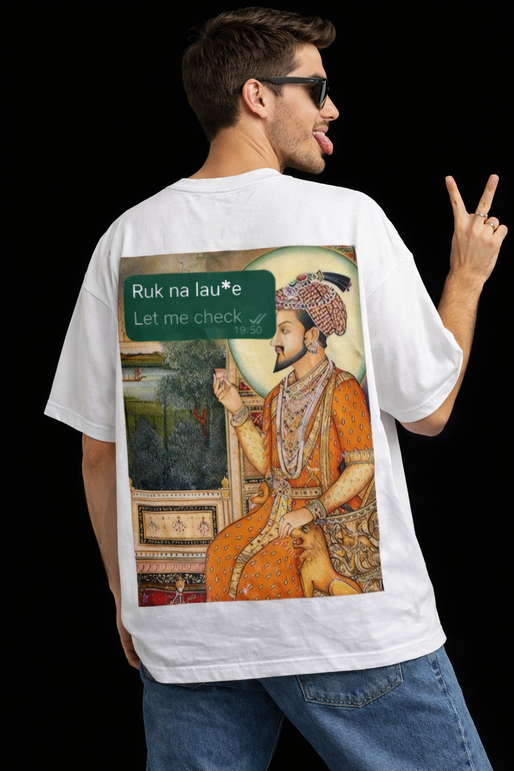 Ruk na lau*e- Oversized Tee