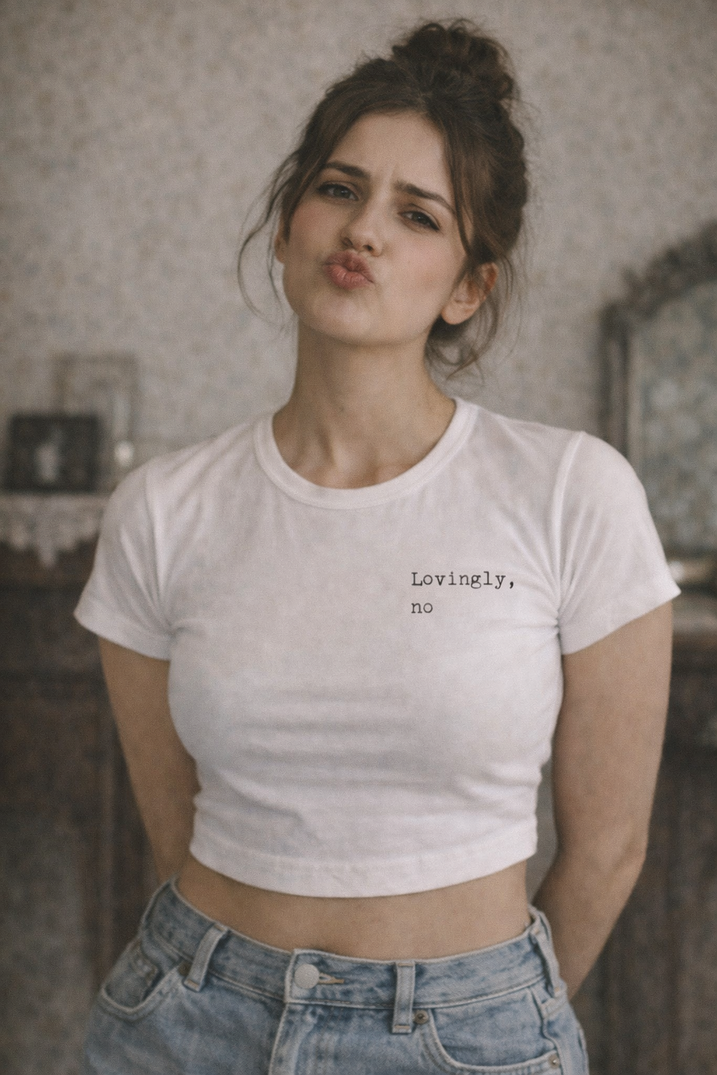 Lovingly? no! - Crop Top