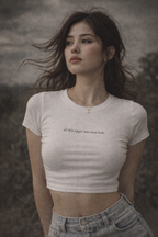 Anger? Love?- Crop Top