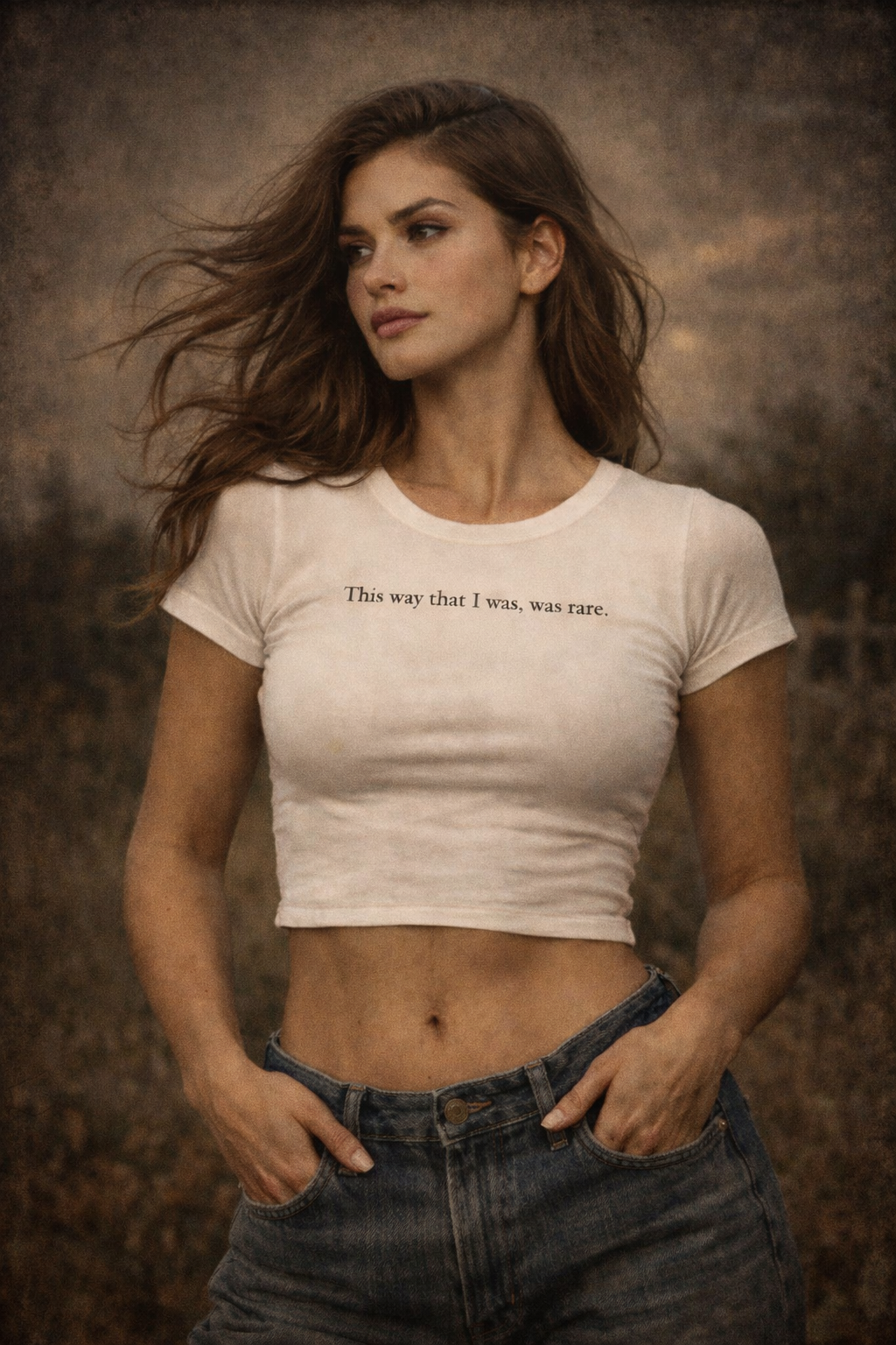 I was Rare- Crop Top