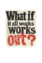 What If It All Works Out?- Oversized tshirt- back