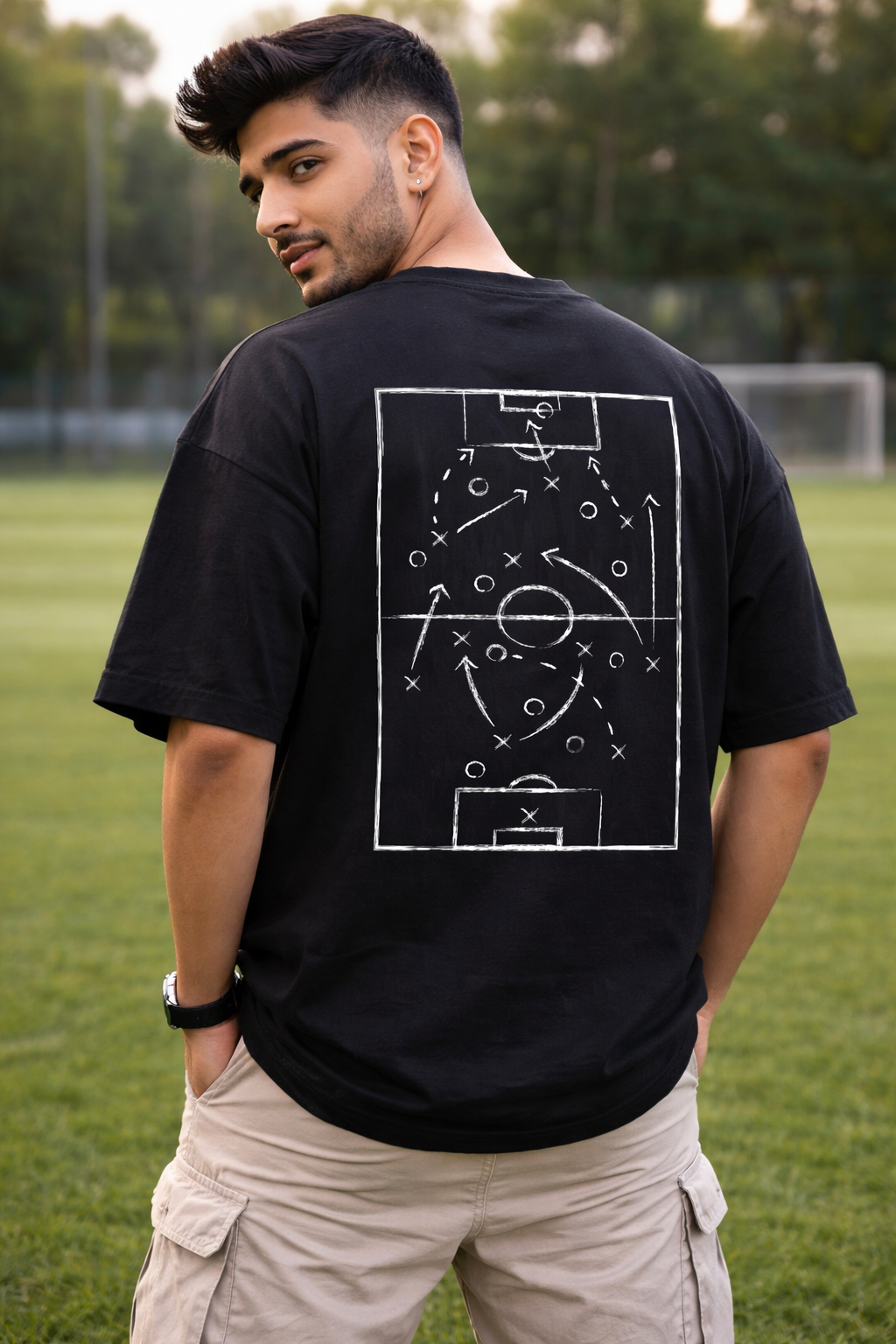 Football Zen - Men's Oversized Tee