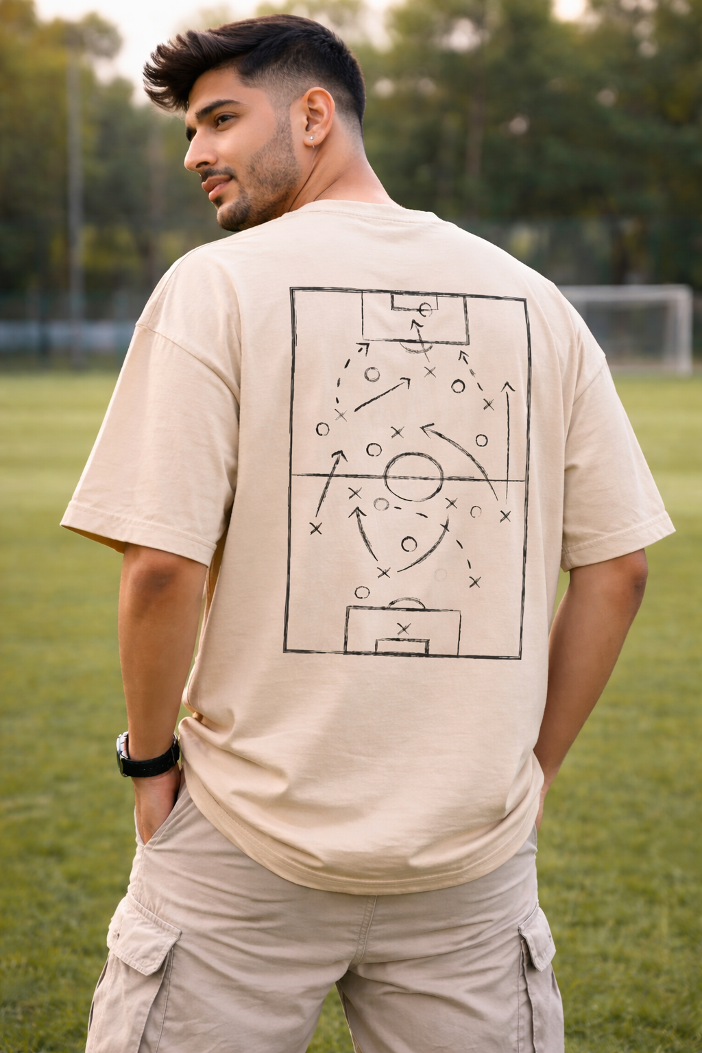 Football Zen - Men's Oversized Tee