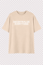 Decentralise Everything Oversized Tee - Men's