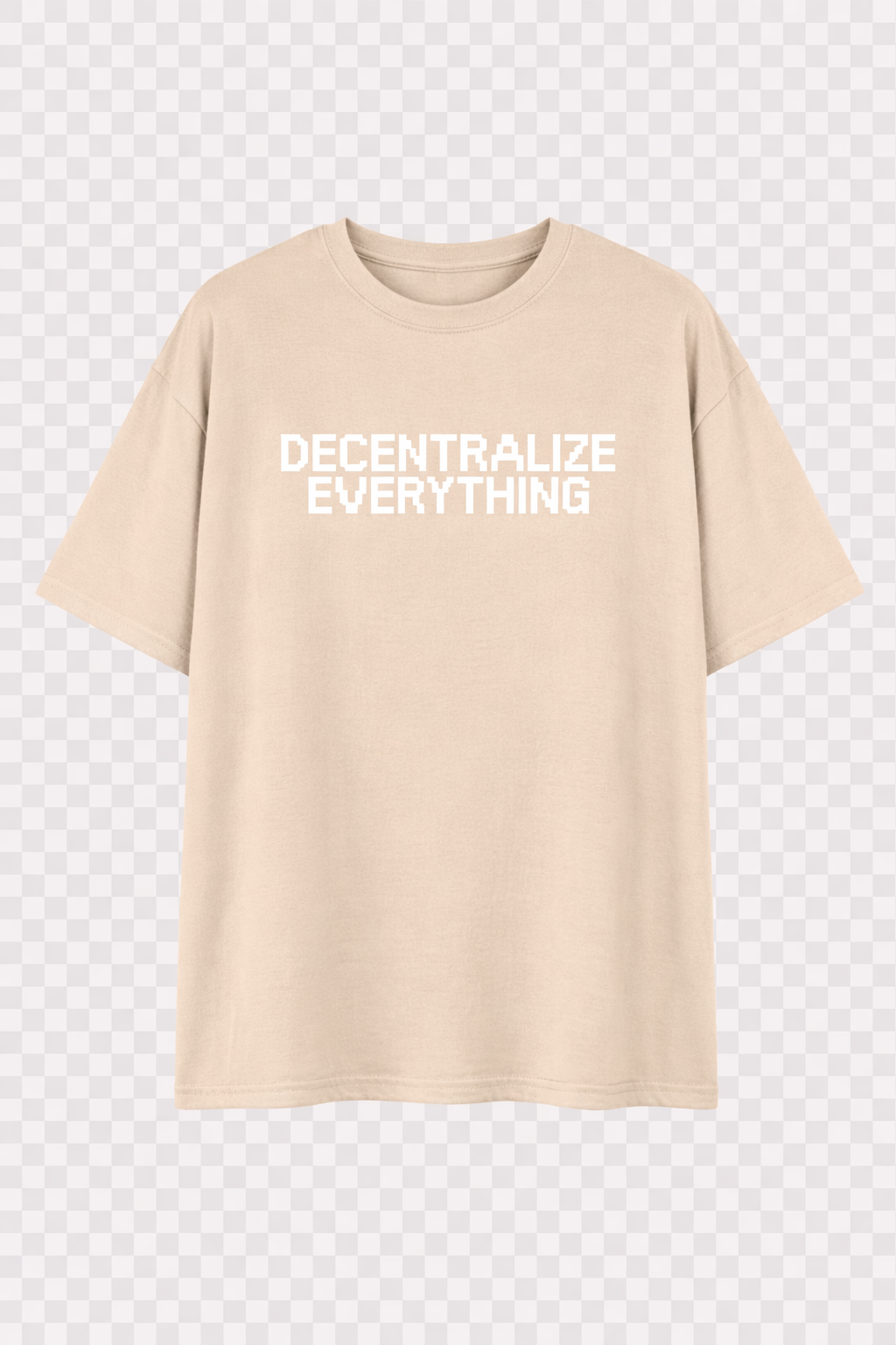 Decentralise Everything Oversized Tee - Men's