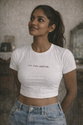 Let life unfold- Crop Top