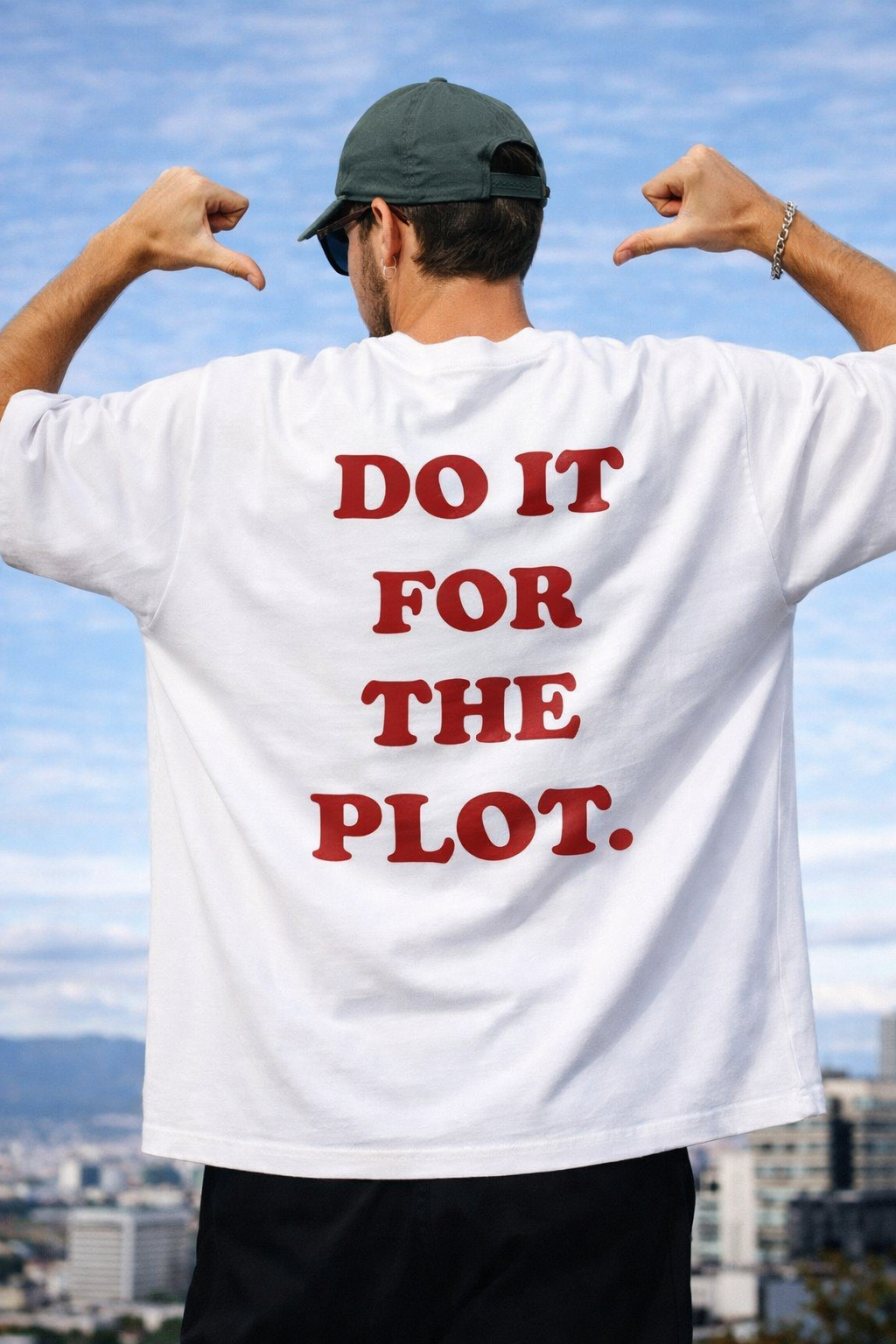 Do It For The Plot - Men Oversized Tee