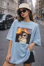 IDC Cat Vibes - Women's Oversized Tee
