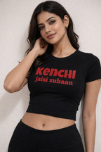 Kenchi Jaisi Zubaan Crop Top
