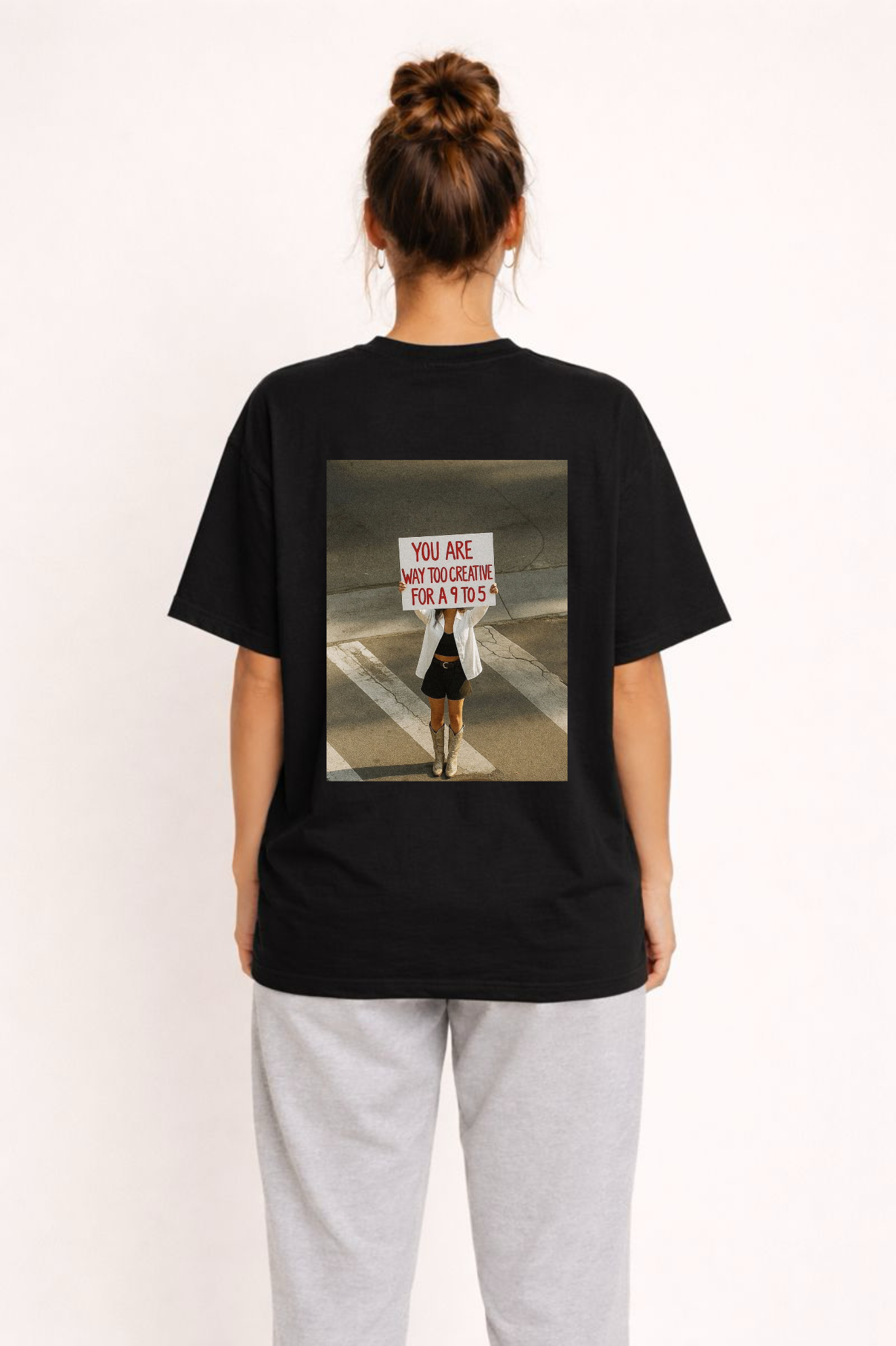 No 9 to 5 Please - Women's Oversized Tee