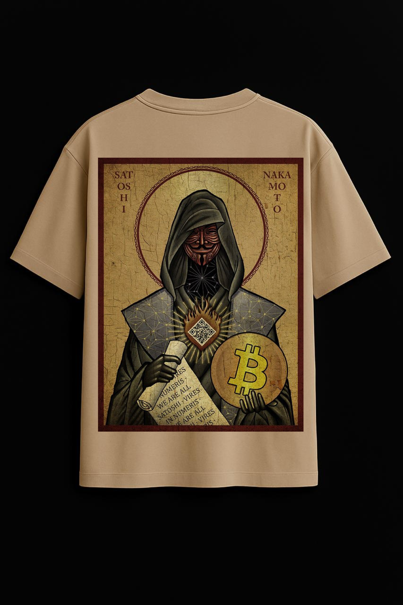 Nakamoto Bitcoins Oversized Tee