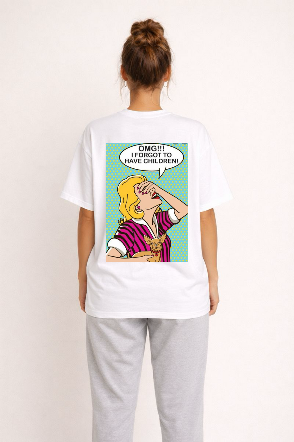 OMG NO CHILDREN - Women's Oversized Tee