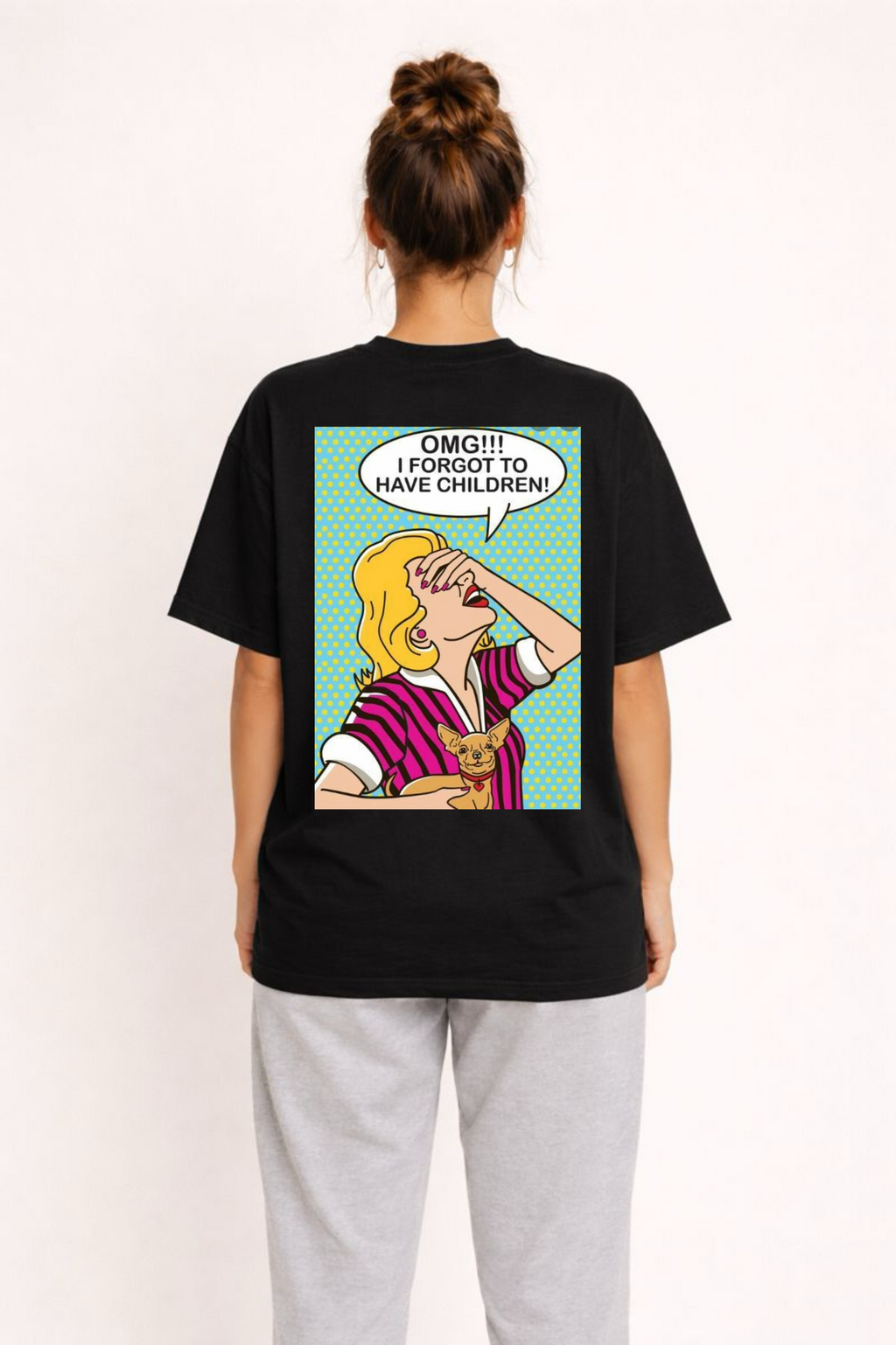 OMG NO CHILDREN - Women's Oversized Tee