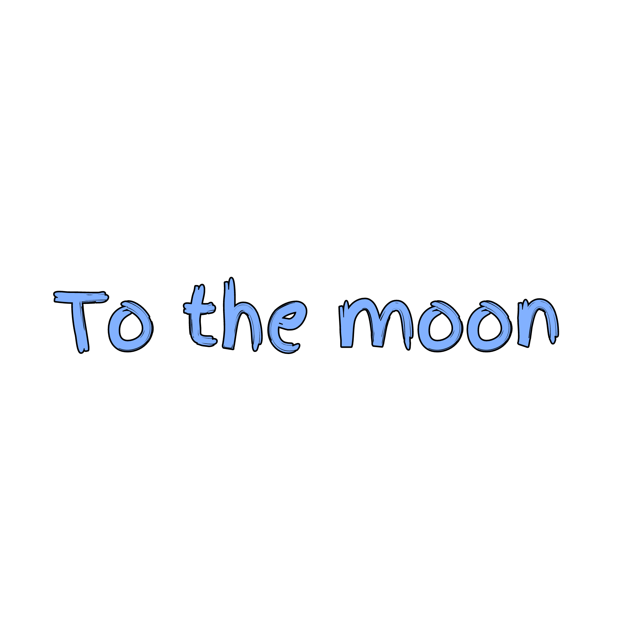 To The Moon - Oversized Graphic T-Shirt